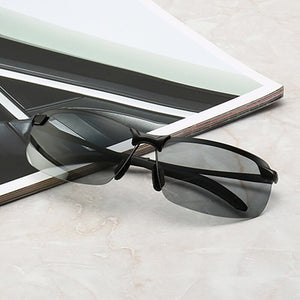 Intelligent Photochromic Sunglasses  Male Polarized Day and Night Driving Antiglare Night Vision Glasses driving