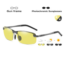 Load image into Gallery viewer, Intelligent Polarized Photochromic Sunglasses Day Night Vision Goggles Driver Eyeglasses Men Women Yellow Lens Driving Glasses