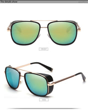 Load image into Gallery viewer, Iron Man 3 Matsuda Tony Stark Sunglasses 2022 brand designer driving glasses vintage pilot sun glasses Oculos masculino De Sol