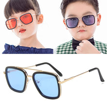 Load image into Gallery viewer, Iron Man Glasses Tony Stark Sunglasses Children Sunglasses Girls Kids Sunglasses Shades 5-12 years old