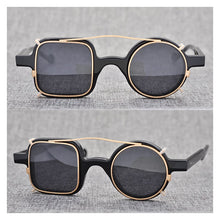 Load image into Gallery viewer, Iron Man  Vintage Acetate 2 In 1 Clip On Glasses Frame Men Women Prescription Optical Myopia Eyeglasses Frame Eyewear