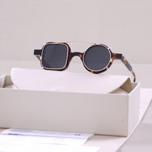 Load image into Gallery viewer, Iron Man  Vintage Acetate 2 In 1 Clip On Glasses Frame Men Women Prescription Optical Myopia Eyeglasses Frame Eyewear