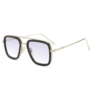 Iron Man Pilot Sunglasses Men Women Shades Uv400 Vintage Glasses 50956