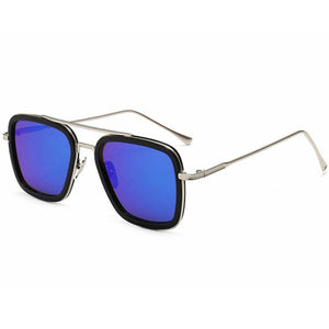 Iron Man Pilot Sunglasses Men Women Shades Uv400 Vintage Glasses 50956