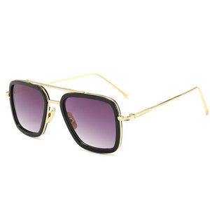 Iron Man Pilot Sunglasses Men Women Shades Uv400 Vintage Glasses 50956
