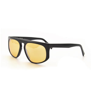 Iron Man Robert Downey.Jr Sunglasses Oversized Sunglasses for Men Yellow Sunglasses Mens Blue Lens UV Protection Driving Shades