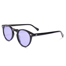 Load image into Gallery viewer, Iron Man Robert Downey. Jr Sunglasses Purple Lens Vintage Round Sun Glasses for Men UV Protection Polarized Driving Shades Women