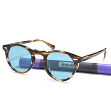 Load image into Gallery viewer, Iron Man Robert Downey. Jr Sunglasses Purple Lens Vintage Round Sun Glasses for Men UV Protection Polarized Driving Shades Women