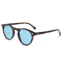 Load image into Gallery viewer, Iron Man Robert Downey. Jr Sunglasses Purple Lens Vintage Round Sun Glasses for Men UV Protection Polarized Driving Shades Women