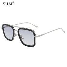 Load image into Gallery viewer, Iron Man Tony Stark Sunglasses Square Sunglasses Men Brand Designer 2023 Glasses Retro Robert Downey JR Eyeglasses UV400