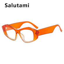 Load image into Gallery viewer, Irregular Anti-blue Light Zebra Print Eyeglasses For Women Vintage Unique Cat Eye Computer Glasses Frame Female Elegant Shades