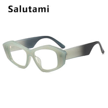 Load image into Gallery viewer, Irregular Anti-blue Light Zebra Print Eyeglasses For Women Vintage Unique Cat Eye Computer Glasses Frame Female Elegant Shades