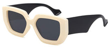 Load image into Gallery viewer, Irregular Black Square Sunglasses Men Milan Week 2023  Designer Brand Celebrity Shades Thick Frame Glasses UV400
