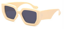 Load image into Gallery viewer, Irregular Black Square Sunglasses Men Milan Week 2023  Designer Brand Celebrity Shades Thick Frame Glasses UV400