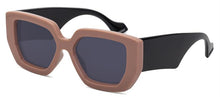 Load image into Gallery viewer, Irregular Black Square Sunglasses Men Milan Week 2023  Designer Brand Celebrity Shades Thick Frame Glasses UV400