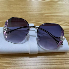 Load image into Gallery viewer, Irregular Rimless  Sunglasses Women Brand Designer Bling Rhinestone Sun Glasses Vintage Shades Gafas De Sol
