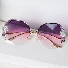 Load image into Gallery viewer, Irregular Rimless  Sunglasses Women Brand Designer Bling Rhinestone Sun Glasses Vintage Shades Gafas De Sol