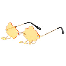 Carica l&#39;immagine nel visualizzatore di Gallery, Irregular Frameless Sunglasses Women Gradient Alloy Frame Brand Glasses Designer Clouds Female Shades