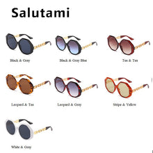 Carica l&#39;immagine nel visualizzatore di Gallery, Irregular Polygon Square Sunglasses For Women 2023  Brand Black White Gradient Sun Glasses Female Alloy Hollow Leg Shades