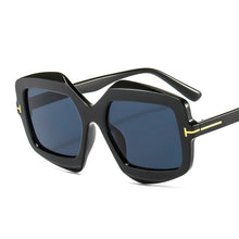 Load image into Gallery viewer, Irregular Polygon Square Sunglasses Women 2023 Gradient Beige Black Sun Glasses Men Vintage Oversized Shadesd Leopar