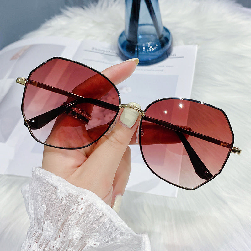 Irregular Round Sunglasses Women Brand Designer Vintage Sun Glasses Gr –  Cinily