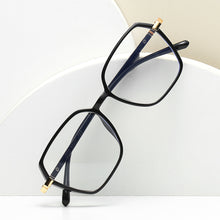 Carica l&#39;immagine nel visualizzatore di Gallery, Occhiali quadrati irregolari Montatura per occhiali Occhiali poligonali Occhiali con lenti trasparenti Occhiali da vista anti-luce blu