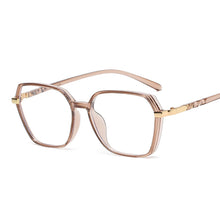 Carica l&#39;immagine nel visualizzatore di Gallery, Occhiali quadrati irregolari Montatura per occhiali Occhiali poligonali Occhiali con lenti trasparenti Occhiali da vista anti-luce blu
