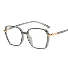 Carica l&#39;immagine nel visualizzatore di Gallery, Occhiali quadrati irregolari Montatura per occhiali Occhiali poligonali Occhiali con lenti trasparenti Occhiali da vista anti-luce blu