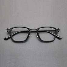 Load image into Gallery viewer, Italian Handmade Titanium Acetate Optical Glasses Frame Women Full Rim Square Myopia Eyeglasses Men&#39;s Personality Green Eyewear