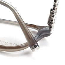 Load image into Gallery viewer, Italy Design Progressive Glasses Frames for Women Iconic Luxry Decorated with Famous Brand Crystals Flexible Hinge