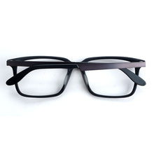 Load image into Gallery viewer, Italy Handmade Acetate Eyeglasses Frames for Men Myopia Astigmatism Hyperopia Progressive Glasses Black Rectangle