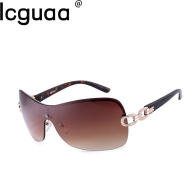 Italy Oversized One Pieces Sunglasses Women Gradient Brand Vintage Ladies Summer Style Sun Protection Shades Sun Glasses