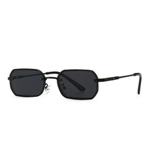 Load image into Gallery viewer, JASPEER Rectangle Sunglasses Men UV400 Driving Punk Rimless Sun Glasses Women Small Narrow Shades Eyewear Gafas De Sol