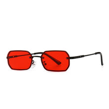 Load image into Gallery viewer, JASPEER Rectangle Sunglasses Men UV400 Driving Punk Rimless Sun Glasses Women Small Narrow Shades Eyewear Gafas De Sol