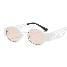 Load image into Gallery viewer, JASPEER Oval Men&#39;s Sunglasses Steampunk Sun Glasses For Women Goggle Shades UV400 Driving Punk Eyewear Brand Designer Oculos