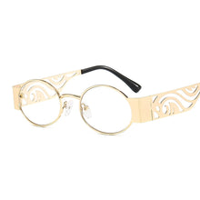Load image into Gallery viewer, JASPEER Oval Men&#39;s Sunglasses Steampunk Sun Glasses For Women Goggle Shades UV400 Driving Punk Eyewear Brand Designer Oculos