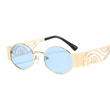 Load image into Gallery viewer, JASPEER Oval Men&#39;s Sunglasses Steampunk Sun Glasses For Women Goggle Shades UV400 Driving Punk Eyewear Brand Designer Oculos