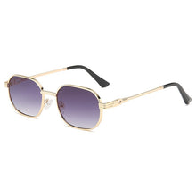 Load image into Gallery viewer, JASPEER  Punk Oval Sunglasses Men Retro Steampunk Classical Metal Frames Goggle UV400 Driving Sun Glasses