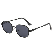 Load image into Gallery viewer, JASPEER  Punk Oval Sunglasses Men Retro Steampunk Classical Metal Frames Goggle UV400 Driving Sun Glasses
