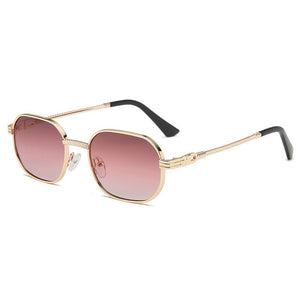 JASPEER  Punk Oval Sunglasses Men Retro Steampunk Classical Metal Frames Goggle UV400 Driving Sun Glasses