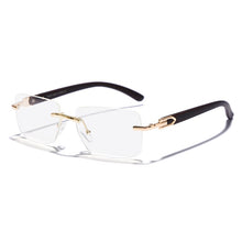 Load image into Gallery viewer, JASPEER Punk Rimless Rectangle Sunglasses Men Women Vintage Shades UV400 Driving Sun Glass Frameless Gradient  Eyewear
