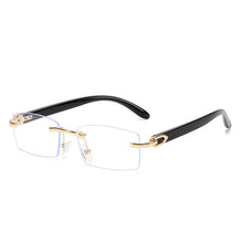 Load image into Gallery viewer, JASPEER Punk Rimless Rectangle Sunglasses Men Women Vintage Shades UV400 Driving Sun Glass Frameless Gradient  Eyewear