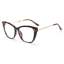 Load image into Gallery viewer, JASPEER Retro Cat Eye Glasses Frames Women Square Eye Glasses Frames Men Eyeglasses Optical Frames Customized Glassess Eyewear