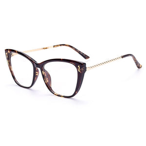 JASPEER Retro Cat Eye Glasses Frames Women Square Eye Glasses Frames Men Eyeglasses Optical Frames Customized Glassess Eyewear