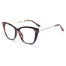 Load image into Gallery viewer, JASPEER Retro Cat Eye Glasses Frames Women Square Eye Glasses Frames Men Eyeglasses Optical Frames Customized Glassess Eyewear