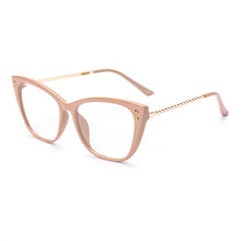 Load image into Gallery viewer, JASPEER Retro Cat Eye Glasses Frames Women Square Eye Glasses Frames Men Eyeglasses Optical Frames Customized Glassess Eyewear