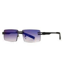 Carica l&#39;immagine nel visualizzatore di Gallery, JASPEER Retro Rectangular Sunglasses Rimless Male Female Square Sun Glasses Men Frameless 2022 UV400 Rectangle Eyewear