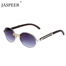 Load image into Gallery viewer, JASPEER Rhinestone Vintage Sunglasses Women Luxury Diamond Retro Sunglasses Men Brand Designer Round Sunglasses Women Eyewear