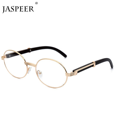 JASPEER Round Sunglasses Women Small Frame Classic Sun Glasses Yellow Blue Lens Men Steampunk Eyeglasses Retro Shades Eyewear
