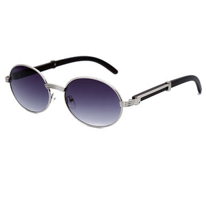 JASPEER Round Sunglasses Women Small Frame Classic Sun Glasses Yellow Blue Lens Men Steampunk Eyeglasses Retro Shades Eyewear